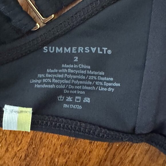 Summersalt Wanderlust Bikini Top black - Picture 4 of 4